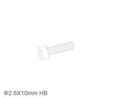(UDM01-003) Šroubky imbus Ø2.6*10 (8ks)