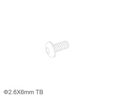 (UDM01-016) Šroubky imbus Ø2.6*6 (8ks)