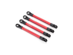 (TRA7118X) Traxxas hliníkové táhlo stabilizátoru červené (4ks)