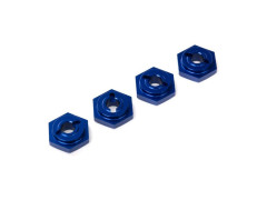 (TRA7154X) Traxxas hliníkový náboj kola modrý (4ks)