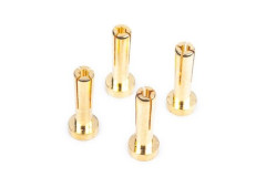 (499301) LRP Works Team 4mm/G4 Gold konektory, délka 18mm (4ks)