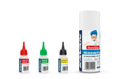 (KAV56.9956.CZ) POWER CA PACK vteř. lepidla 3x 20g (Ř,S,H) + aktivátor 150ml (CZ)