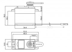 (1HI38795) Servo Hitec D485HW Digital