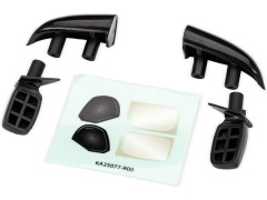 (TRA10818-BLK) Traxxas doplňky karosérie Ford RS200 černé