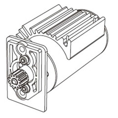 (MX-B2852E) Elektromotor vč. držáku a chladiče (pro 14208)