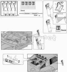 (KB48052) Maketa hasicího přístroje 1:10 (černé) (4ks)