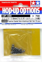 (53599) Tamiya 5mm Alum Ball Nut (Fluorine Coated) (10ks)