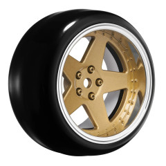 (LNHA567T) Sada drift pneu vč. disků 5-Spoke Bronze (4ks)
