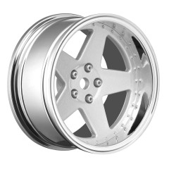 (LNHA559) Disky Drift 5-Spoke Matte Silver (4ks)