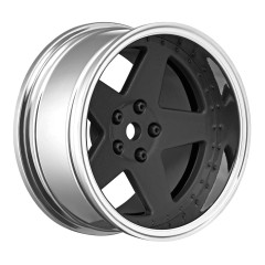 (LNHA560) Disky Drift 5-Spoke Matte Black (4ks)