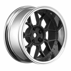(LNHA562) Disky Drift 14-Spoke Matte Black (4ks)