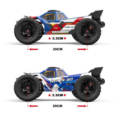 MJX Hyper GO Truggy Brushless 4WD 1:14 RTR (14207) (11)