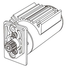 (MX-B2852D) Elektromotor vč. držáku a chladiče (pro 14207)