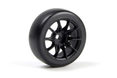 (161265) Sada driftových kol vč. pneumatik TSMK5-10 22x11mm (černé) (4ks)