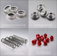 (GM20202) Gmade Team ZERO Shock Silver 104mm (Medium) (4ks)