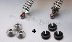 (GM20402) Gmade Team ZERO Shock Silver 94mm (Soft) (4ks)