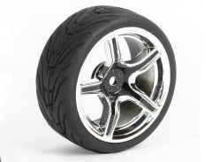 (FAST0095BC) Kola On-Road 5SP 1:10 (Black/Chrome) (4ks)