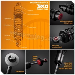 (GM22307) Gmade XD Diaphragm Shock 75mm (2ks)