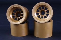 (54525) Tamiya F104 Wheel Set - Gold (2+2ks)
