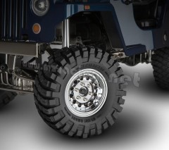 (GM70225) NR01 Beadlock Wheels 1.9 (Chrome) (2ks)