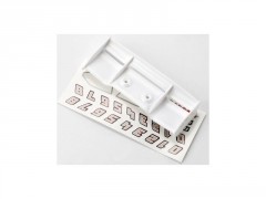 (TRA7123) Křídlo bílé, samolepky