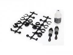 (TRA8360) Traxxas tlumič Ultra Shocks short krátký šedý (2ks)