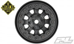 (2747-15) Disky Denali 1.9 Black/Black Bead-Loc 8 Spoke (2ks)