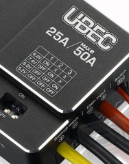 (HW30606000) UBEC-25A-HV stabilizátor napájení 5.2/6.0/7.4/8.4V 25A