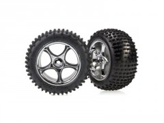 (TRA2470R) Kolo zadní Off-Road 2.2, stříbrný disk (2ks)