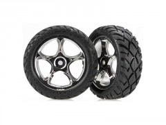 (TRA2479R) Kolo přední Anaconda 2.2, stříbrný disk (2ks)