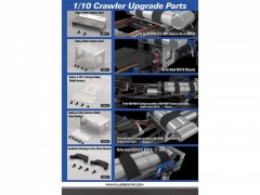 (KB48697) Držáky zadních tlumičů SCX10/SCX10 II (2ks)