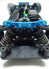 (TT02-008BU) TT-02 přední/zadní držák tlumičů hliníkový (1ks)