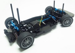 (TT02-008BU) TT-02 přední/zadní držák tlumičů hliníkový (1ks)