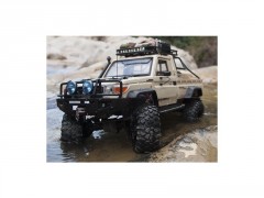 (KB48717) Nárazník hliníkový s LED osvětlením stříbrný (Traxxas TRX-4)