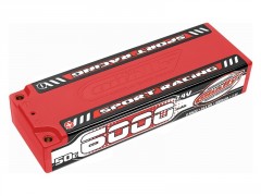 (C-49420) Corally Sport Racing 7.4V LiPo 6000mAh 50C