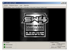 (CC-010-0164-02) Combo motor 1406 5700ot/V senzored + reg. Sidewinder 4