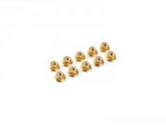 (GF-0401-040) Matice samojistná s přír. M4 hliník zlatá (10ks)