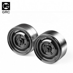 (GRC/GAX0130BB) Disky GRC 1.9 Beadlock Series II (Black) (2ks)