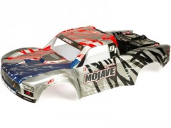 (ARA411005) Arrma karosérie stříbrná/červená Mojave 6S BLX