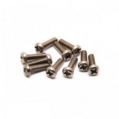 (H22201) Titanium Round Head Screw (3x10mm) (10ks)