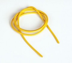 (R8044) Silikonový kabel 2.6qmm, 13AWG, žlutý (1m)