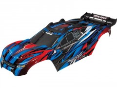 (TRA6717A) Traxxas karosérie modrá Rustler 4x4 VXL