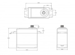 (SRT-W35) Servo SRT W35 HV Coreless Waterproof Digital (4)